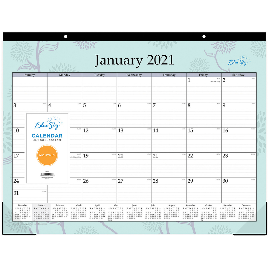 Blue Sky Rue Du Flore Desk Pad Yes Monthly Weekly 1 Year