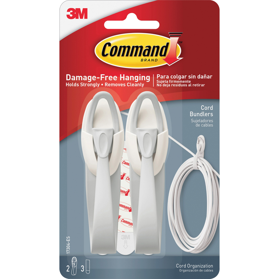 Command Cord Bundlers W/Command Adhesive