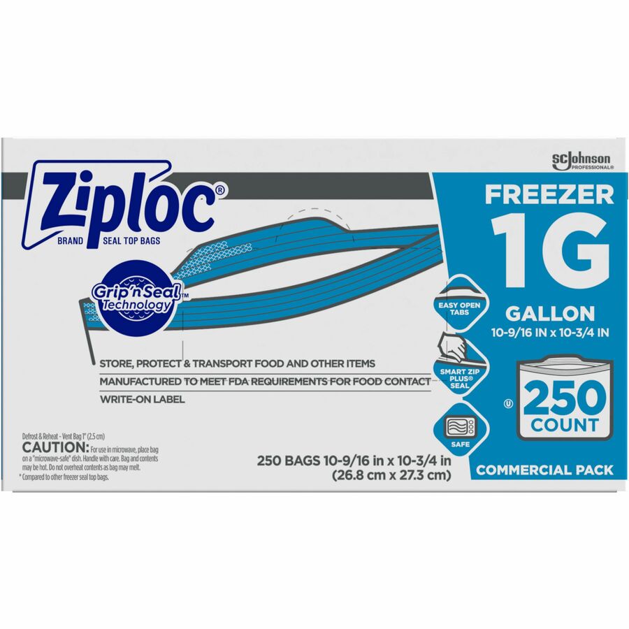 Ziploc® Brand Freezer Bags with New Stay Open Design, Gallon, 60, Patented  Stand-up Bottom, Easy to Fill Freezer Bag, Unloc a Free Set of Hands in the  Kitchen, Microwave Safe, BPA Free -