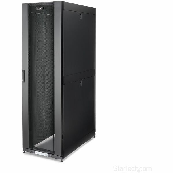 StarTech 42U Server Rack Cabinet - Fully Assembled with Lockable Doors (RK4242BK24) - This product is heavy/bulky, Vendor Direct Dropship Only, not available for store pickup. Please request for freight quote.