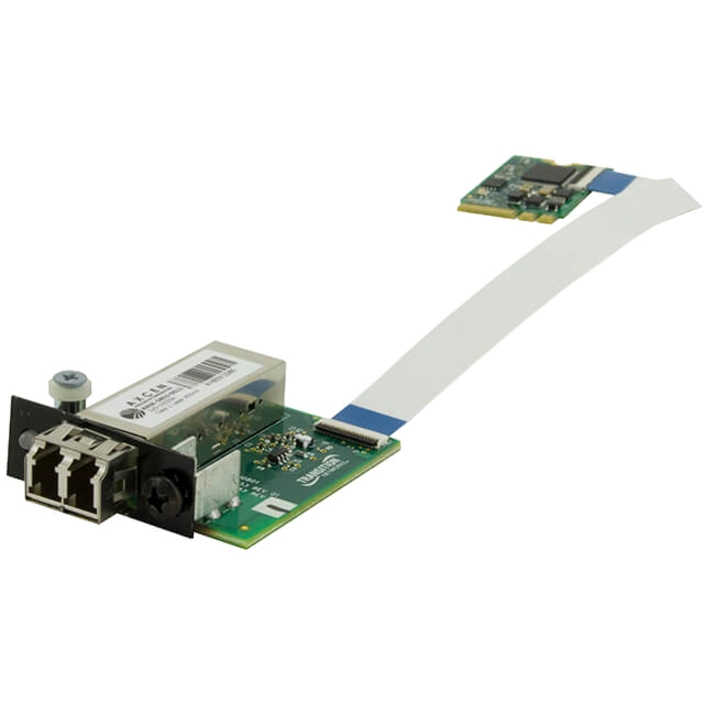 Lantronix NM2-GXE-01 Series M.2 Gigabit Ethernet Fiber NIC with multimode LC fiber adapter