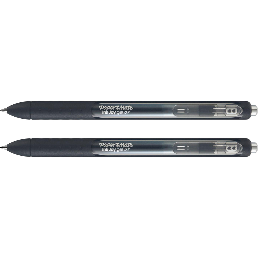  Paper Mate Inkjoy Gel Pens, Medium Point, 2-Pack, Black  (1951634) : Office Products