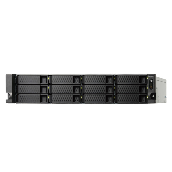 QNAP TS-1253BU-RP 12-Bay 2U Rackmount NAS Server - 4x Gigabit RJ45 Ports (TS-1253BU-RP-8G-US)