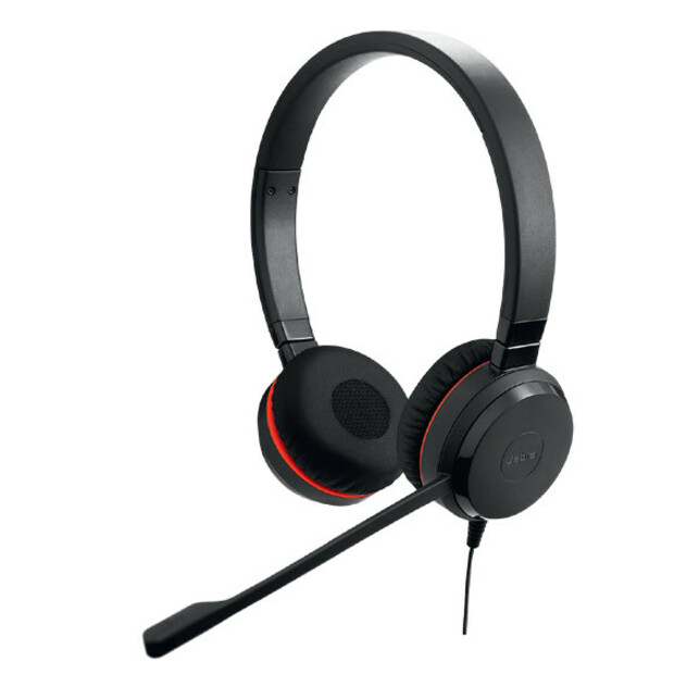 JABRA Evolve 20SE MS Stereo - Stereo - USB - Wired - 32 Ohm - 150 Hz - 7 kHz - Over-the-head - Binaural - Supra-aural - 3.1 ft Cable - Noise Canceling