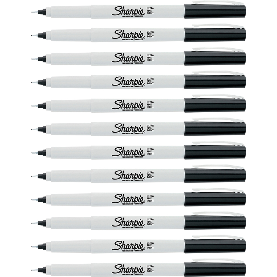 Sharpie Ultra Fine Permanent Markers - Ultra Fine Marker Point - Narrow Marker  Point StyleAlcohol Based Ink - 1 Dozen - Reliable Paper