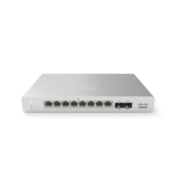 Cisco Meraki MS120-8FP 1G L2 Cloud Managed 8x GigE 127W PoE Switch