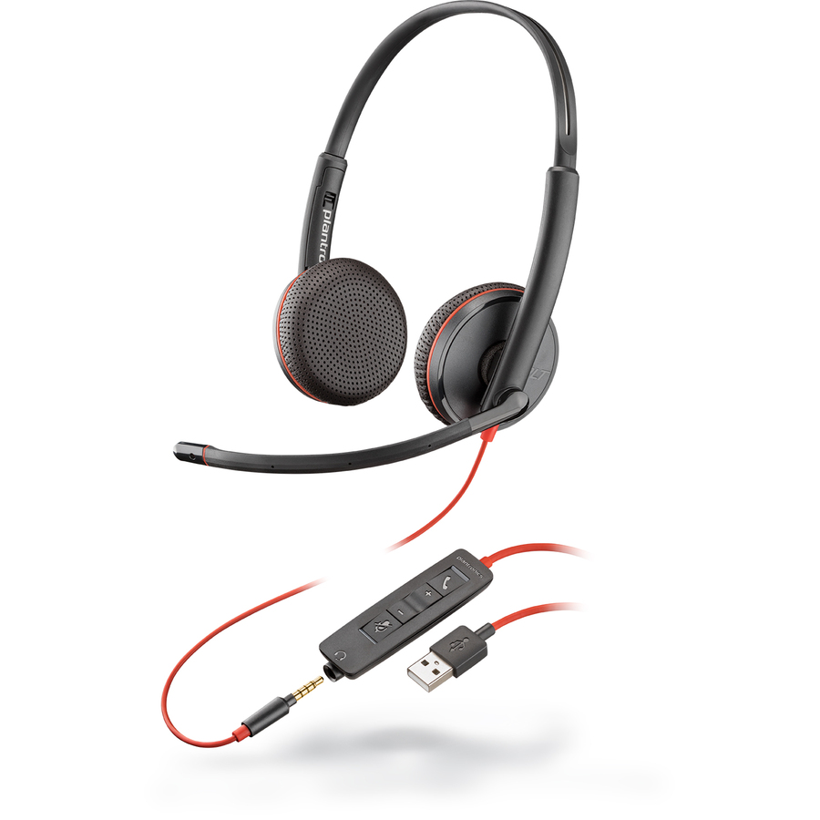 Casque d'&eacute;coute s&eacute;rie Blackwire C3200 - Plantronics