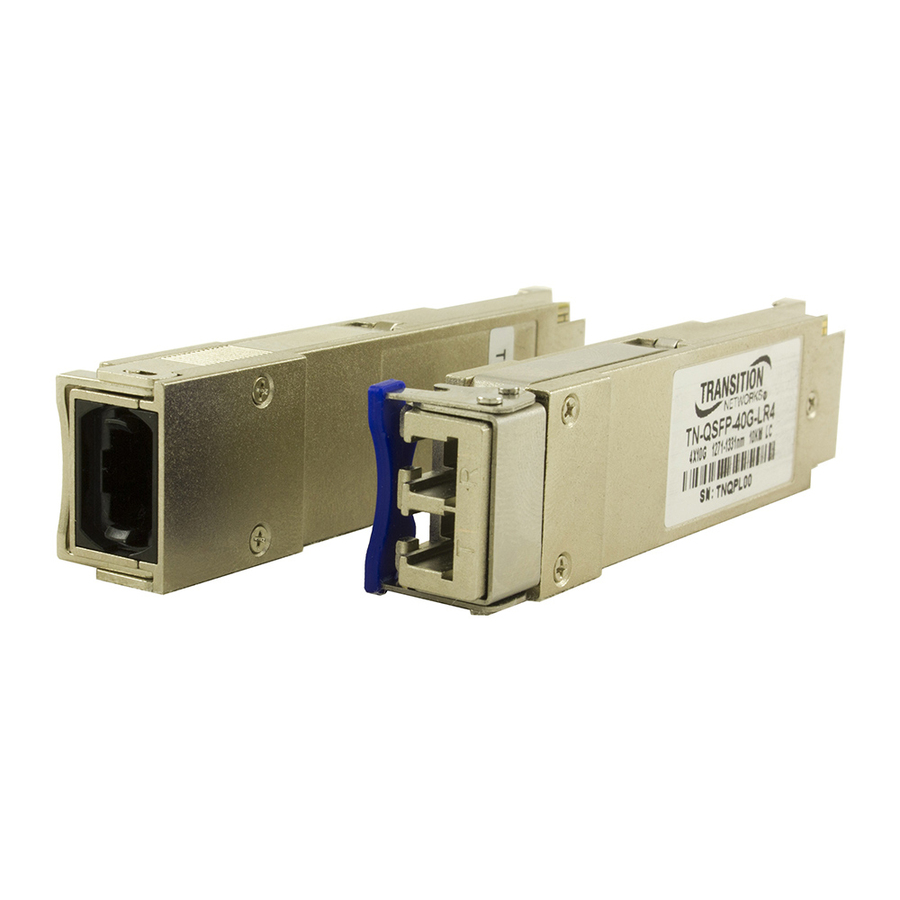 Lantronix TN-QSFP-40G-LR4-3 QSFP+ 40GBase-LR4 transceiver