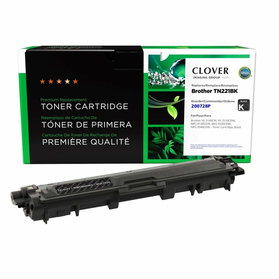 CIG Premium Remanufactured Laser Toner Cartridge TN221 (TN221BK) - Black Each