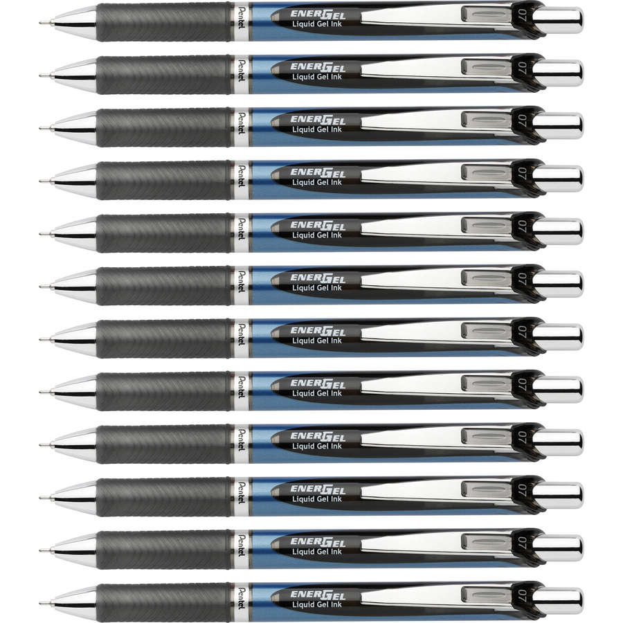S-Gel Fashion Barrel Gel Pen, Retractable, Medium 0.7 mm, Black Ink, Pearl  White Barrel, 4/Pack - Reliable Paper