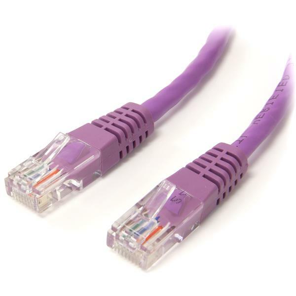 Startech 6ft Purple Cat5e Molded Patch Cable (M45PATCH6PL)