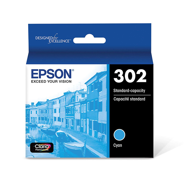 EPSON T302 Claria Premium Ink, Cyan, with Sensor/ XP-6000