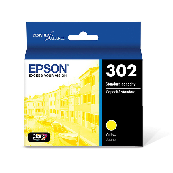 EPSON T302 Claria Premium Ink, Yellow, with Sensor/ XP-6000