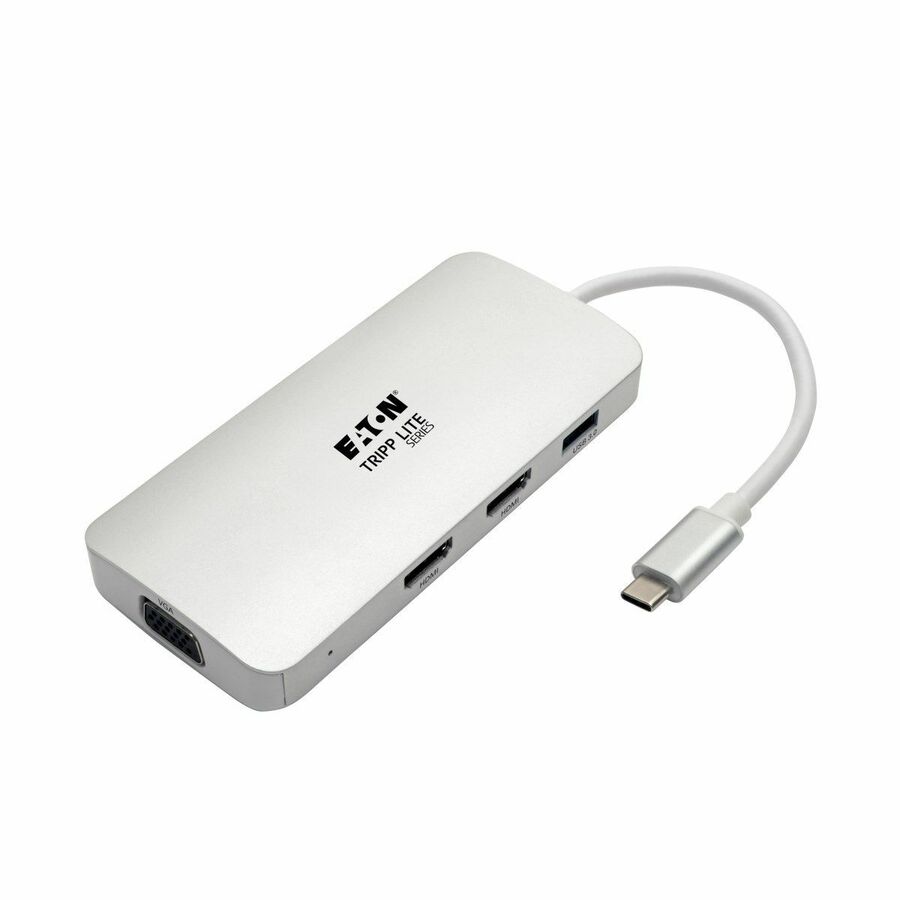 Tripp Lite U442-DOCK12-S Docking Station - for Notebook/Tablet PC/Desktop PC/Smartphone - 60 W - USB Type C - 2 x USB Ports - 1 x USB 3.0 - USB Type-C - HDMI - VGA - Thunderbolt - Wired