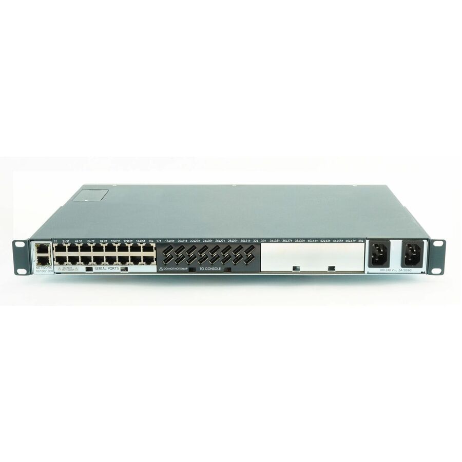 Lantronix SLC 8000 SLC82322201S console manager with 16 RJ-45 ports, 16 USB ports and dual AC supply