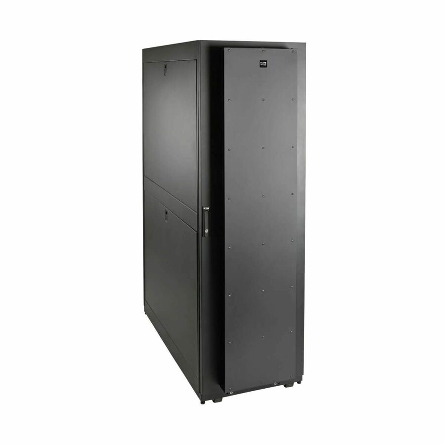 Tripp Lite SRQP42UB SmartRack 42U Quiet Server Rack Enclosure Cabinet - For Server - 42U Rack Height27.76" (705 mm) Rack Depth - Floor Standing - Black - Steel - 907.18 kg Dynamic/Rolling Weight Capacity - 1088.62 kg Static/Stationary Weight Capacity