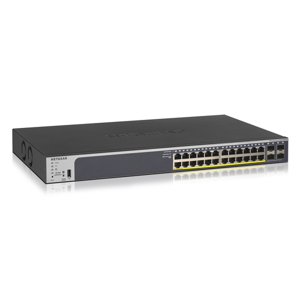 NETGEAR (GS728TP-200NAS) ProSafe 24-Port Ethernet Switch 190W PoE+ O