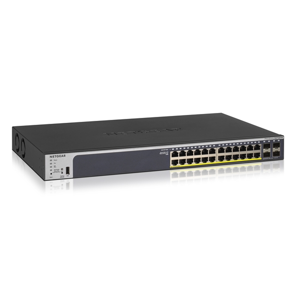 NETGEAR (GS728TPP-200NAS) ProSafe 24-Port Ethernet Switch 380W PoE+