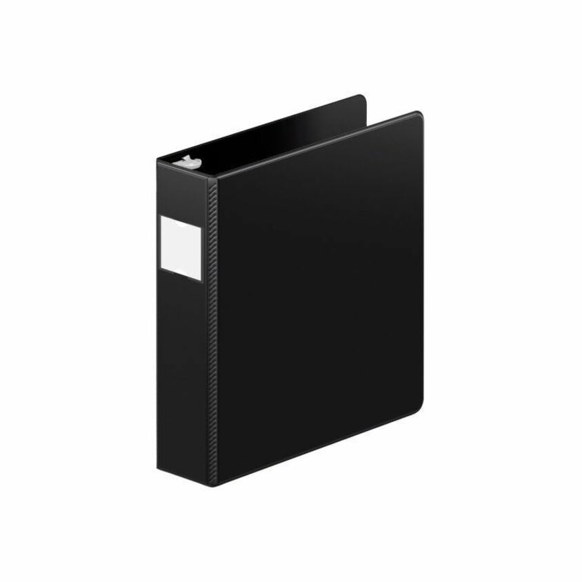 Wilson Jones Heavy Duty ENVI Versatile Round Ring Binders Black