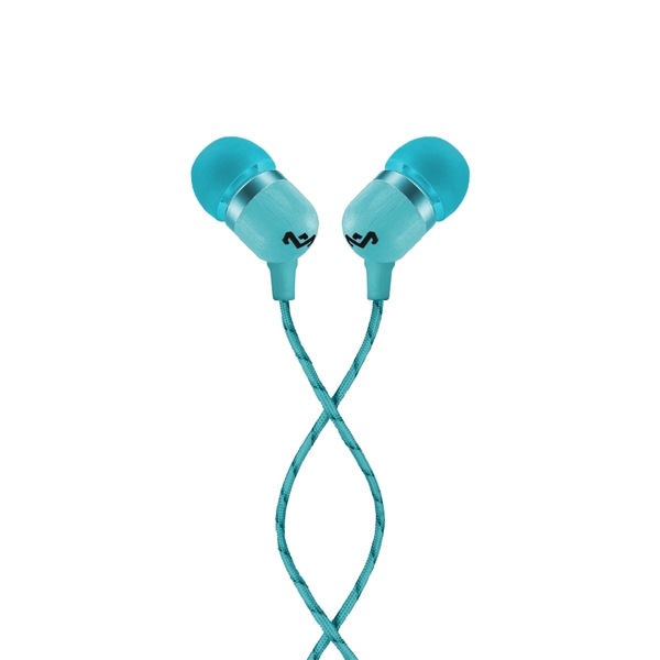 House of Marley Smile Jamaica In-Ear Headphones (In-Line Remote and Mic, Teal)