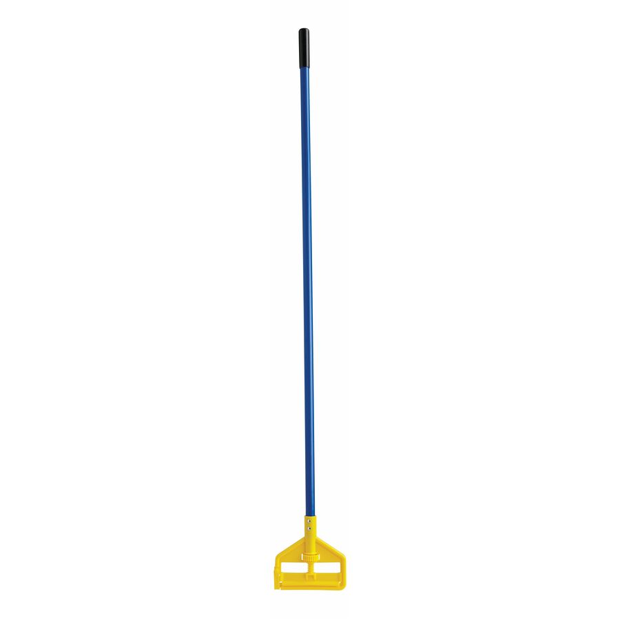Rubbermaid Commercial Invader 60" Side-Gate Wet Mop Handle, Fiberglass Handle, Blue