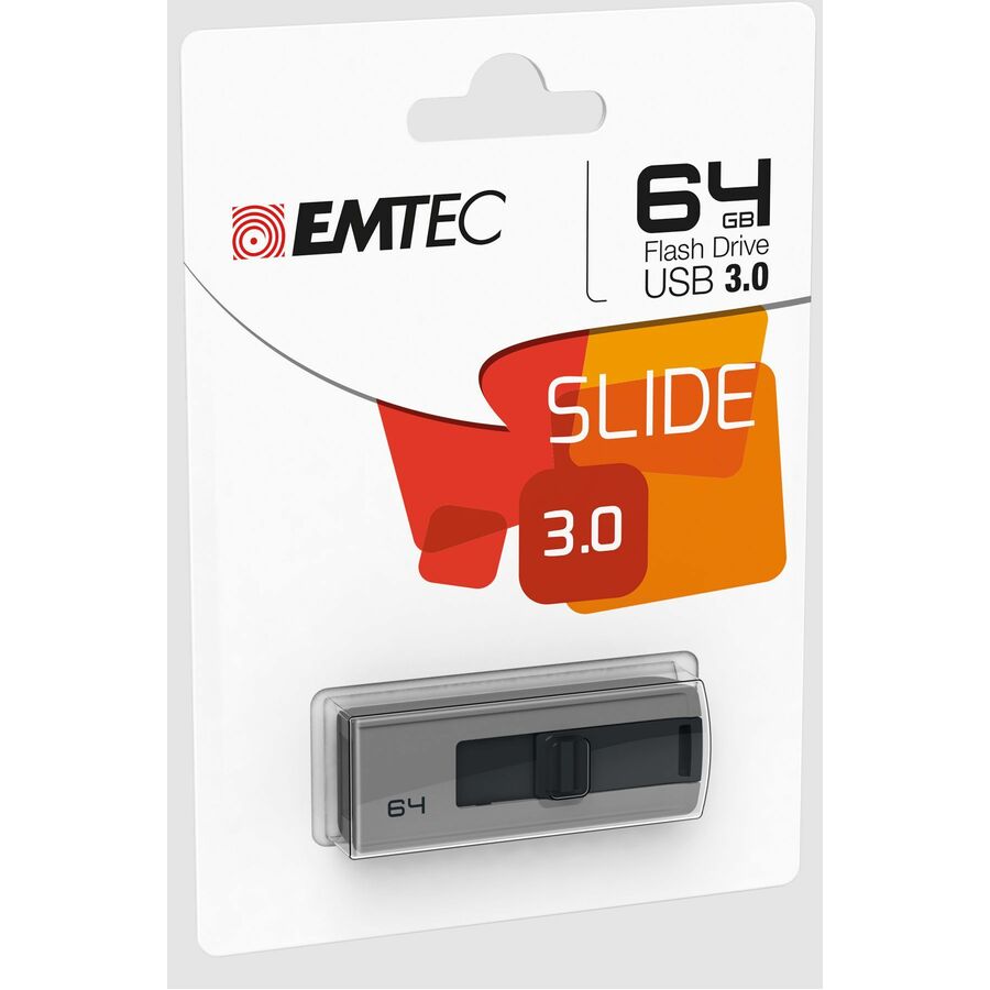 EMTEC - Cl&eacute; USB Slide 3.0 USB 64 Go
