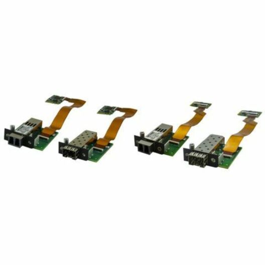 Lantronix NM2-GXE-201 Series M.2 Gigabit Ethernet Fiber NIC with open SFP adapter