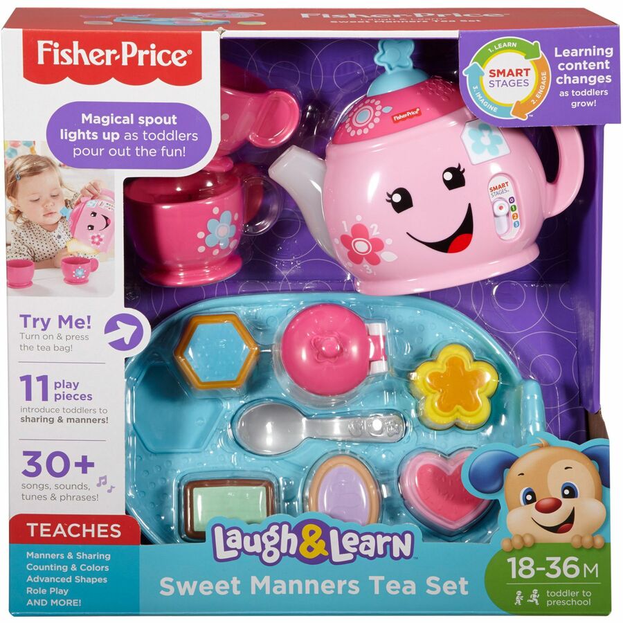 Fisher-price Laugh & Learn Say Please Talking Musical Tea Pot