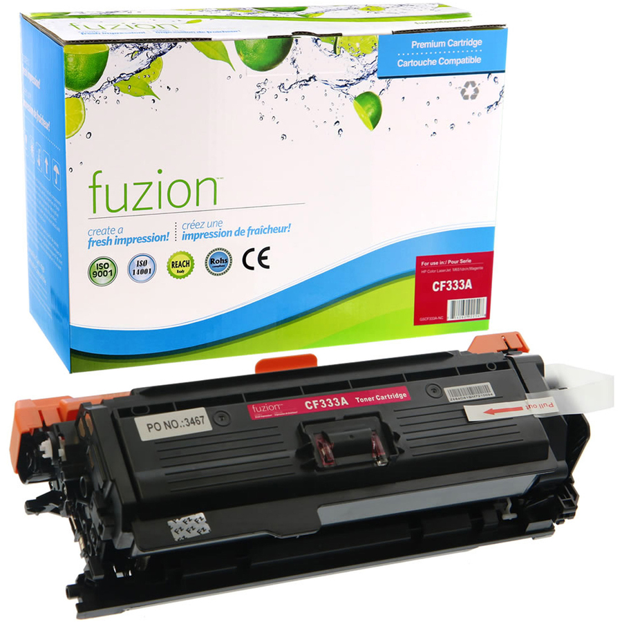 fuzion - Alternative for HP CF333A (654A) Remanufactured Toner - Magenta