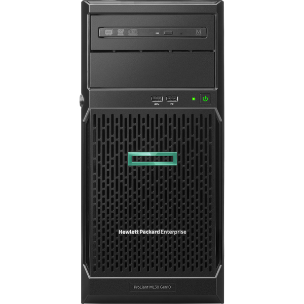 HPE ProLiant ML30 G10 Intel Xeon E-2124 4-Core 3.30GHz 16GB Tower Server- 4x 3.5" LFF Bays (P06785-S01) - Genuine HPE 3.5" HDD to be ordered separately