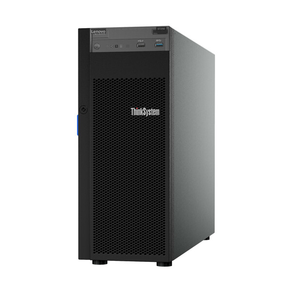 Lenovo ThinkSystem ST250 Intel Xeon E-2146G Tower Server - 4x 3.5" (7Y46A01SNA) - 1x Intel Xeon E-2146G 6-Core 3.50GHz, 8GB RAM