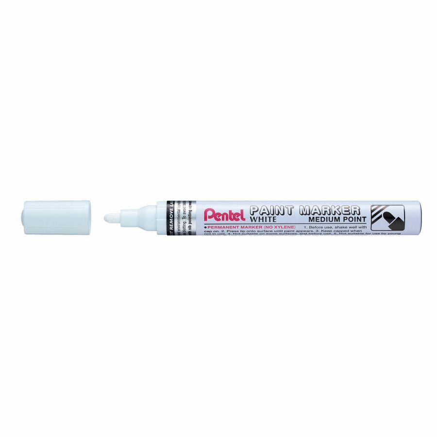 Pentel Medium Point Bullet Tip - White Ink