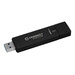 Kingston 128GB IronKey D300 D300S USB 3.1 Flash Drive - 128 GB - USB 3.1 - Anthracite - 256-bit AES - TAA Compliant
