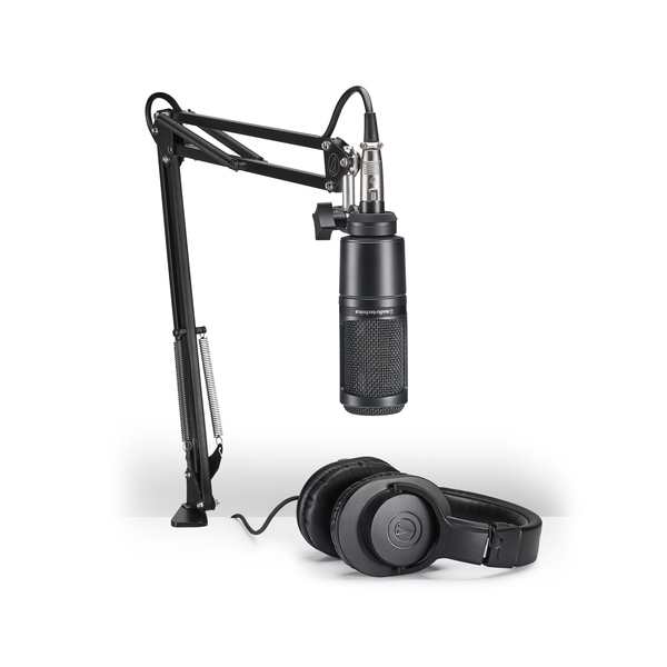 AUDIO-TECHNICA AT2020PK Streaming/Podcasting Pack, Black