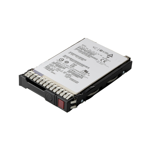 HPE 480 GB SATA 2.5" SFF Hot Plug Solid State Drive - Mix Use Smart Carrier Digitally Signed Firmware for select HPE Server (P09712-B21)