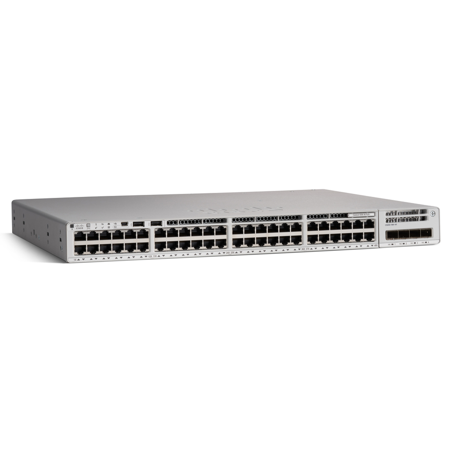 Cisco Catalyst 9200 48-port PoE+ managed switch for enterprise access layers