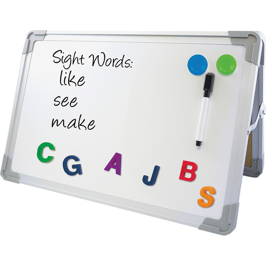 Flipside Desktop Easel Set with Pen 2 Magnets