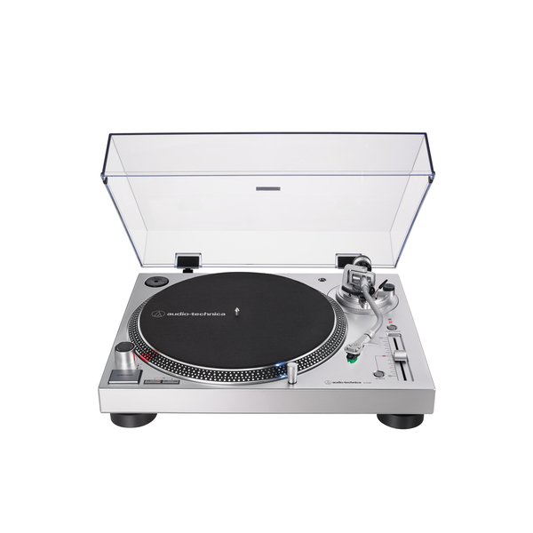 AUDIO TECHNICA AT-LP120XUSB-SV Direct-Drive Turntable, Silver