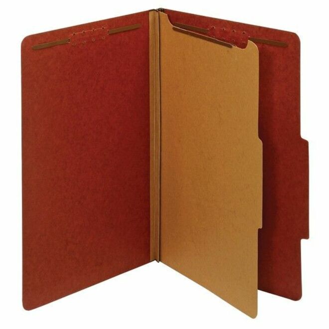 Office Depot 2/5 Tab Cut Legal Recycled Classification Folder ...