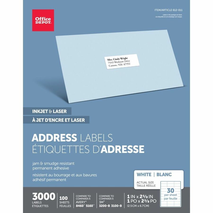 Business Source Mailing Label - Madill - The Office Company
