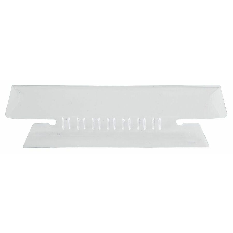 Office Depot Hanging Folder Tabs, 3 1/2" , 1/3 Cut, Clear, Pack Of 25 Tabs Office Depot