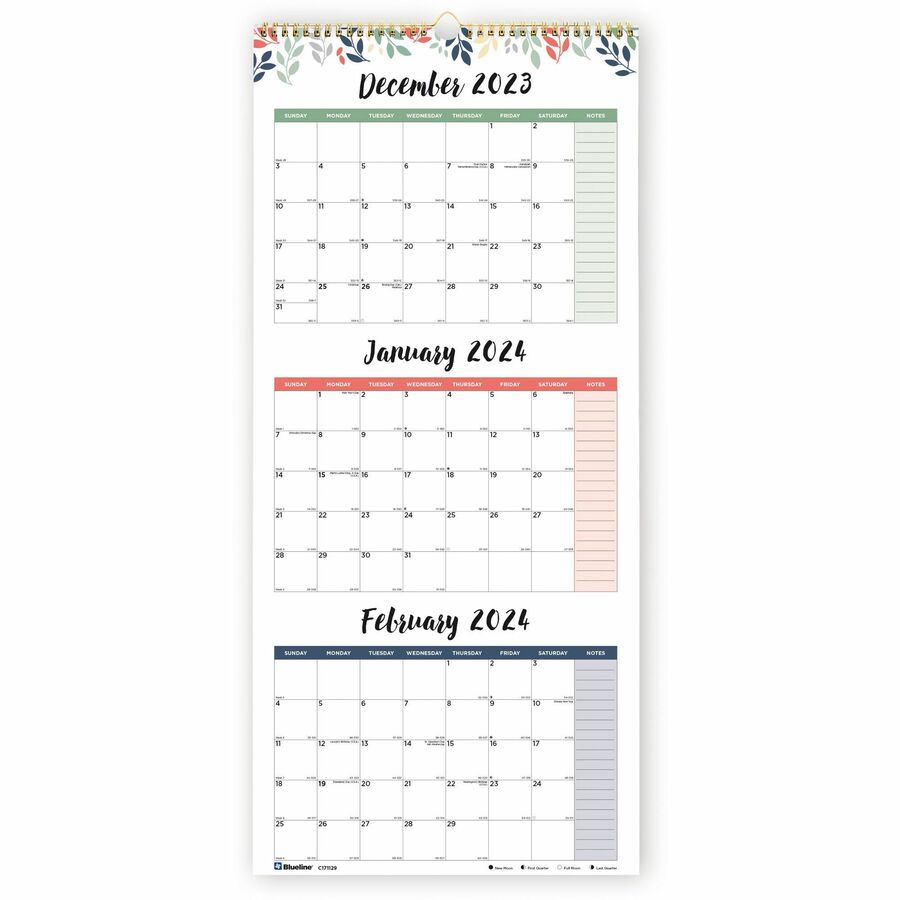 blueline-3-month-colorful-wall-calendar-wall-calendars-dominion-blueline-inc
