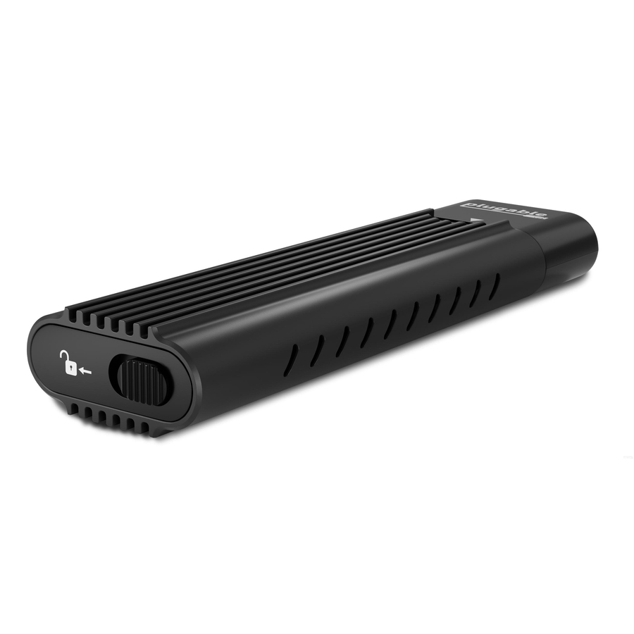 PLUGABLE USB3.1 GEN2 TOOL-FREE NVME ENCLOSURE