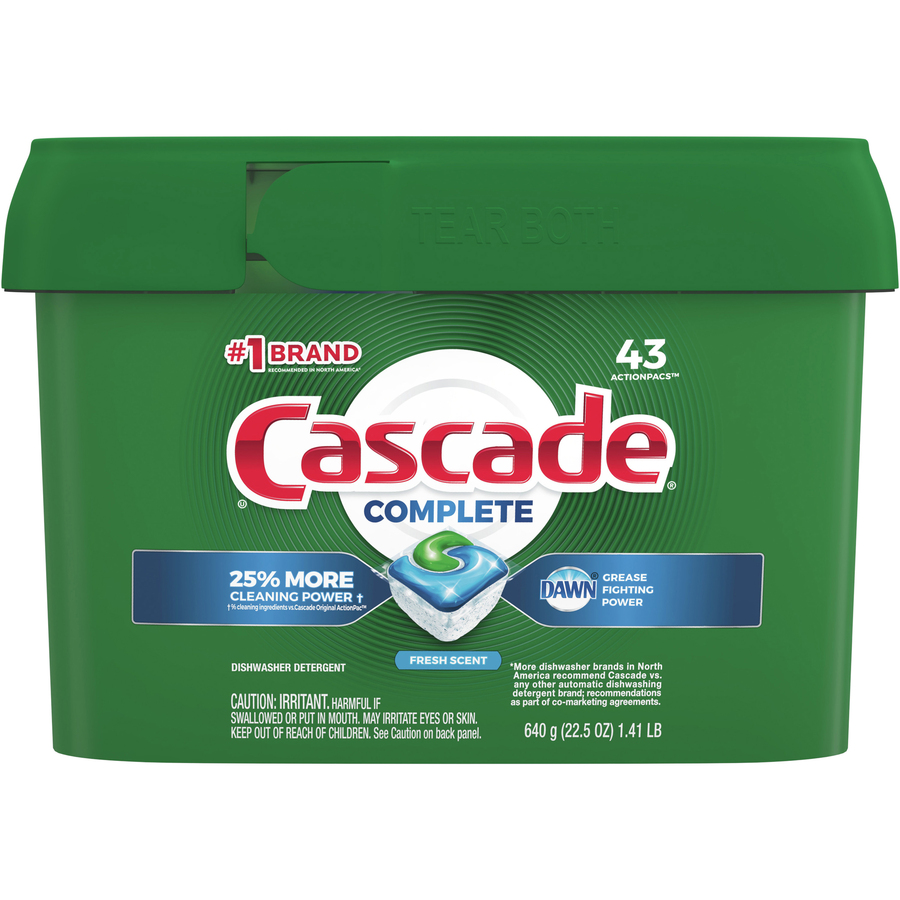 Cascade Complete Dishwasher Packs Dishwashing Detergents & Liquids