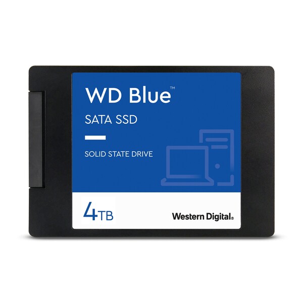 WD Blue SSD 4TB 2.5IN 7mm 3D NAND SATA