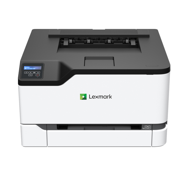 Lexmark C3326dw with color output up to 26 pages per minute, high-yield replacement toner cartridges and connectivity via Wi-Fi and gigabit Ethernet, the Lexmark C3326dw provides the added performance small workgroups need, all in a compact package. Powe