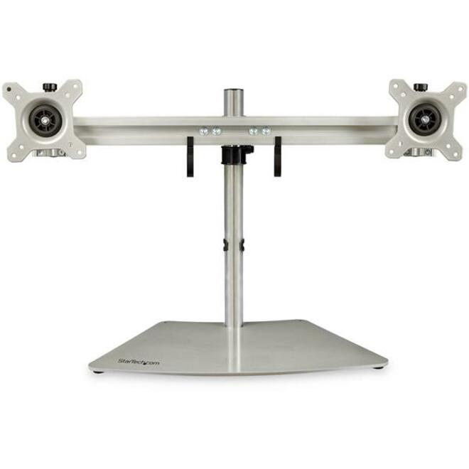 Dual-Monitor Stand - Horizontal - Black - For up to 24 (17.6lb/8kg)  Displays