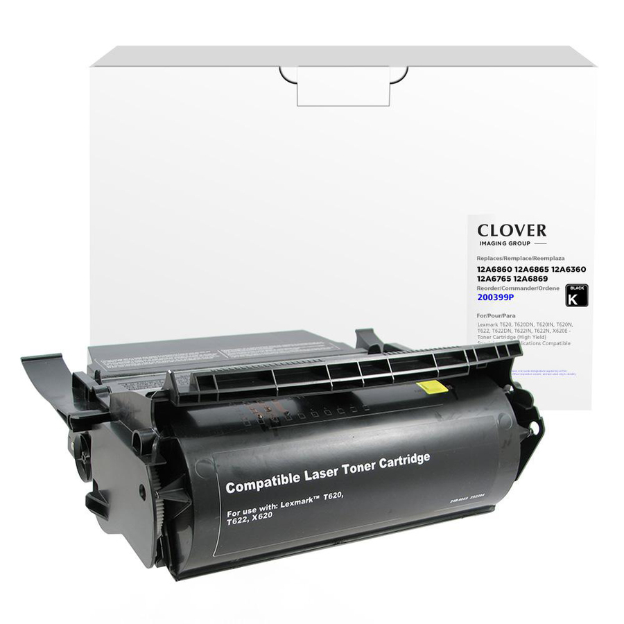 Cartouche de toner remise à neuf 12A6865 - Clover Technologies