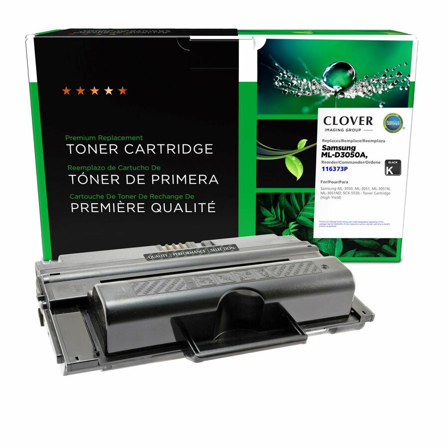 CIG Remanufactured High Yield Laser Toner Cartridge Samsung ML-D3050A, Samsung ML-D3050B, Samsung MLD-3050A, Samsung MLD-3050A/ELS, Samsung MLD-3050B, Samsung MLD-3050B/ELS - Black Each