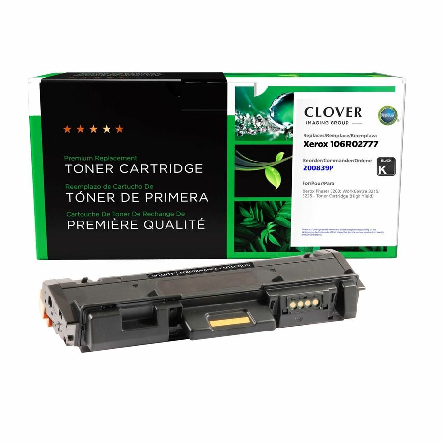 Cartouche toner remise à neuf à haute capacit&eacute; Xerox 106R02777 - CIG